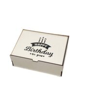 Cutie cu capac traforat - Happy Birthday - C-ART
