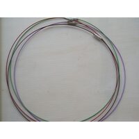 1364B - Baza colier siliconat - roz, cu inchizatoare