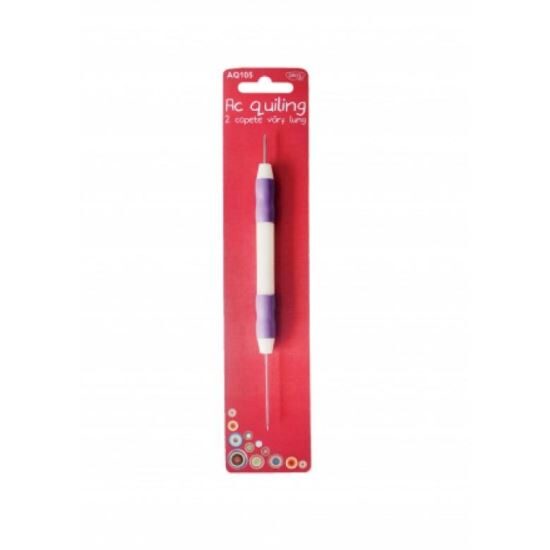 AQ105 Ac quilling 2 capete varf lung