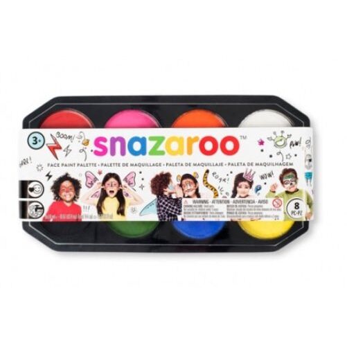 Kit culori pictura pe fata si corp 8x18ml - Snazaroo
