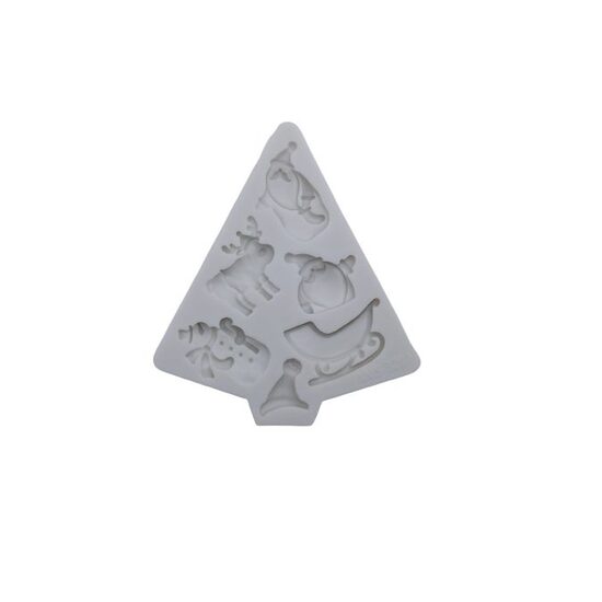 MZ0019 Matrita, mulaj silicon - ornamente Craciun - ANT-CH