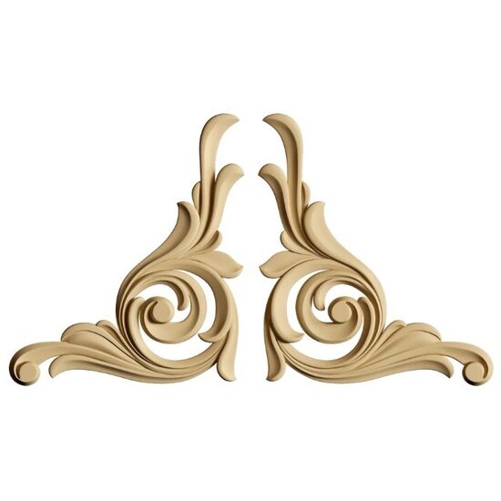 35337 - Lemn Elastic, 2 buc -6.8x5.8x0.8cm - Pentart