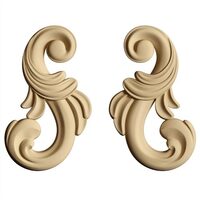 36218 - Lemn Elastic, 2 buc -12.5x7.5x1cm - Pentart