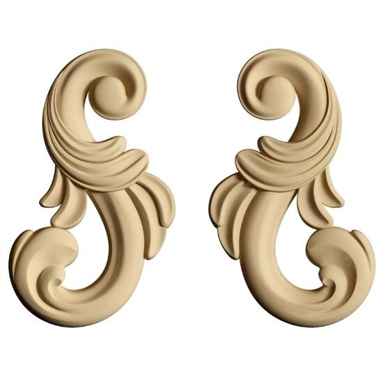 36218 - Lemn Elastic, 2 buc -12.5x7.5x1cm - Pentart