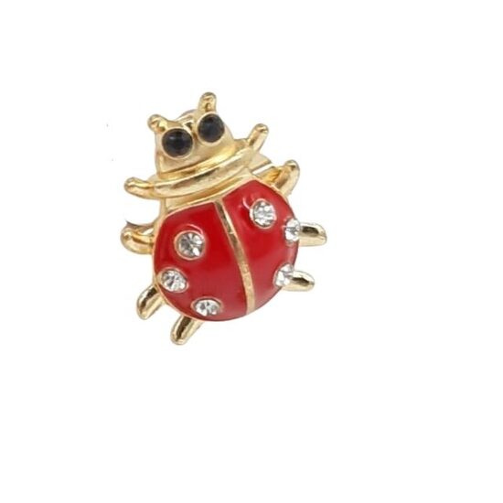 Brosa pt martisor - buburuza - LEYA