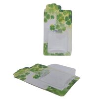 Set 10 cartonase martisor cu gemulet - trifoi - LEYA