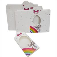 Set 10 cutiute martisor - curcubeu - LEYA