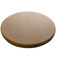 Cadran ceas din MDF cu margine rotunjita si spatiu pt. mechanism - C-ART