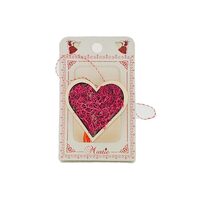 Martisor cu licheni - Inima - Martie - C-ART