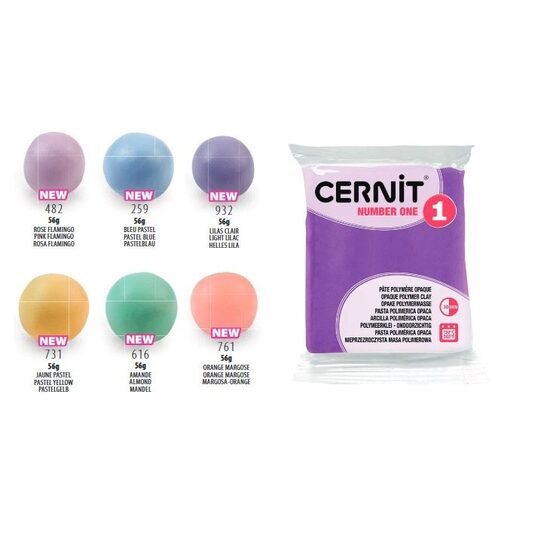 Pasta polimerica de modelat - Cernit Nr.1 - 56gr