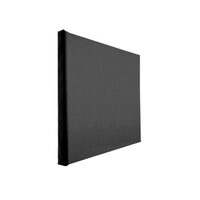 Panza bumbac grunduita neagra intinsa pe sasiu, Pentart 