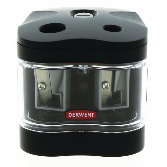 DW2302332 Ascutitoare electrica dubla profesionala neagra - DERWENT