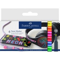 FC160806 Set 6 markere Creativ Neon - Faber-Castell