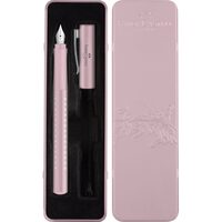 FC201515 Set cadou stilou SPARKLE ROSE METALIC M - Faber-Castell