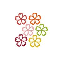 27360 - Set 6 figurine fetru - flori colorare - Pentart