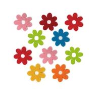 23203 - Set 10 figurine fetru - flori colorare - Pentart