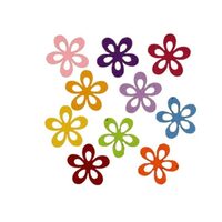 27357 - Set 10 figurine fetru - flori colorare - Pentart