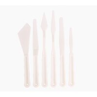 5941 Set 6 spacluri / spatule plastic - Pentart