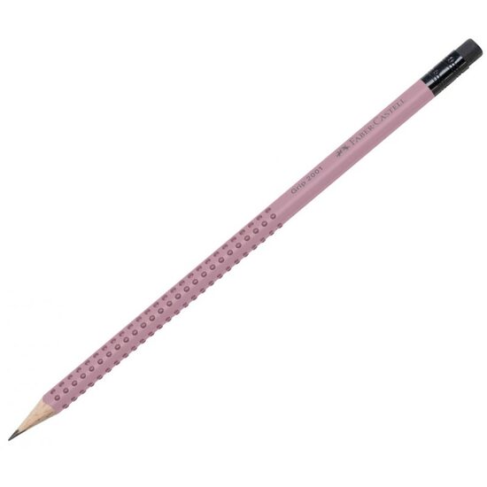 FC217237 Creion grafit B cu guma GRIP 2001 Rose 2022 - Faber-Castell