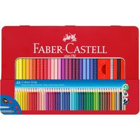 FC112448 Set 48 creioane colorate in cutie metalica Grip 2001 - Faber-Castell
