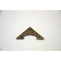 366941 - Coltar metalic - nuanta bronz - 3.9x3.9cm - ANT-CH