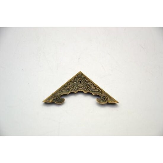 366941 - Coltar metalic - nuanta bronz - 3.9x3.9cm - ANT-CH