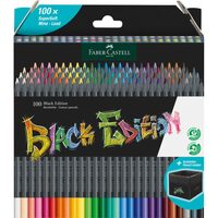 FC116411 Creioane colorate 100 culori Black edition - Faber Castell