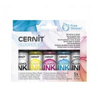 Set alcohol int - Cerneala pe baza de alcool, culori primare - Cernit