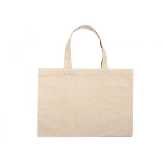 710257 Sacosa panza bumbac ecru deschis 38 x 30 cm - STKL