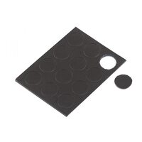 450364 Magneti rotunzi adezivi 12 buc/set - STKL
