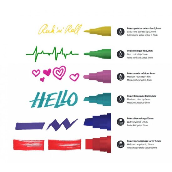 Marker universal 6mm Marbel - Darwi