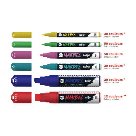Marker universal 0.7mm Marbel - Darwi