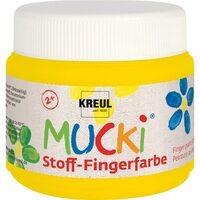 Vopsele pentru pictura cu mana pentru materiale textile - Finger paint MUCKI - 150 ml - Kreul