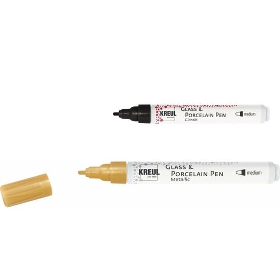 Marker Kreul Medium pentru sticla si portelan, varf mediu 2-4