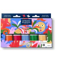 Set culori acrilice fine 5x80ml Leona Rose - Lefranc & Bourgeois