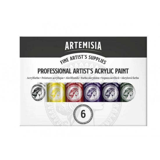 48376 Set acrilic 6x20ml Artemisia - Pentacolor