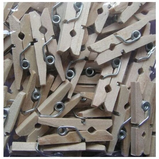 32661 Set 20 clastisori lemn, 5 cm - Pentacolor