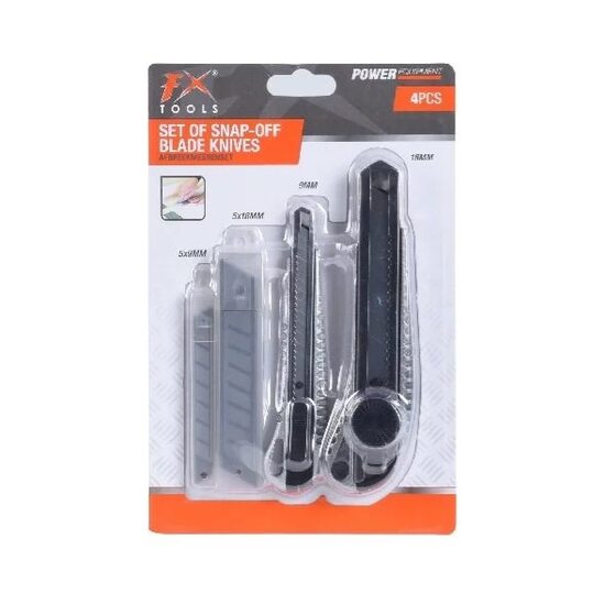 991048 Set 2 cuttere metalice + rezerve - ANT-CH