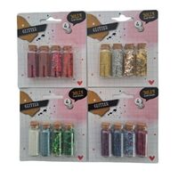 371725 Set 4 sticlute cu glitter - ANT-CH