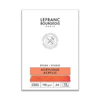 Bloc Studio acrilic A4, 190g/mp - Lefranc Bourgeois