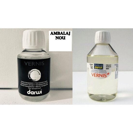 Lac Darwi lucios - baza alcool - Vernis Gloss - 500 ml