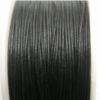 Sfoara bumbac - 6341- negru, 0,8 mm