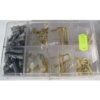 Set 80 dibluri si suruburi aurii pt tablouri - 0947230