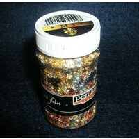 2499 - Fulgi foita imitatie - aur, argint, cupru - 1 g - M3