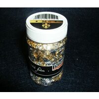 2502 - Fulgi foita imitatie - aur, argint - 1 g - M6