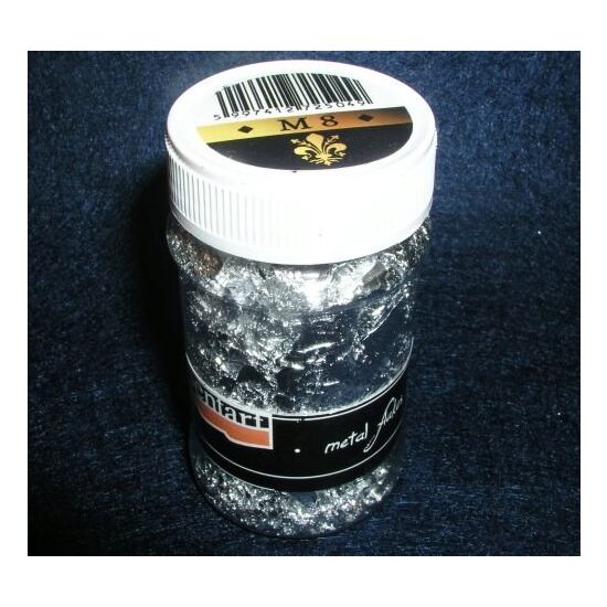2504 - Fulgi foita imitatie - argint - 1 g - M8 - 725049