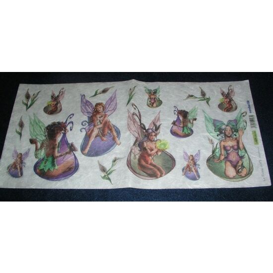 Hartie de orez cod.007T - cu desene de poveste 23 x 50 cm