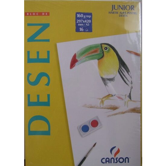 Bloc desen Toucan A3, 160 gr Canson - 374323