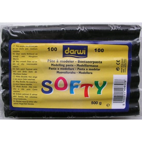 Pasta de modelaj, plastilina Softy 500g - Darwi