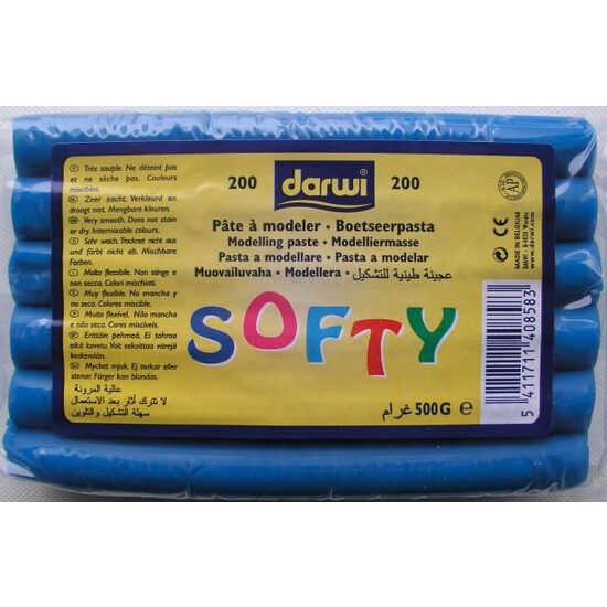 Pasta de modelaj, plastilina Softy 500g - Darwi